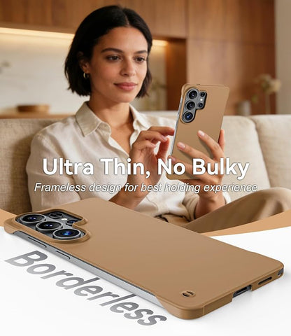 GRECAZO Slim Borderless for Samsung Galaxy S26 Phone Case 6.3" Ultra-Thin - Image 3