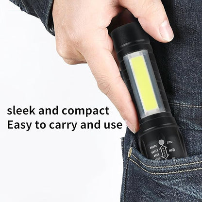 10 Pack LED Rechargeable Flashlight, Super Bright Small Mini Camping - Image 5