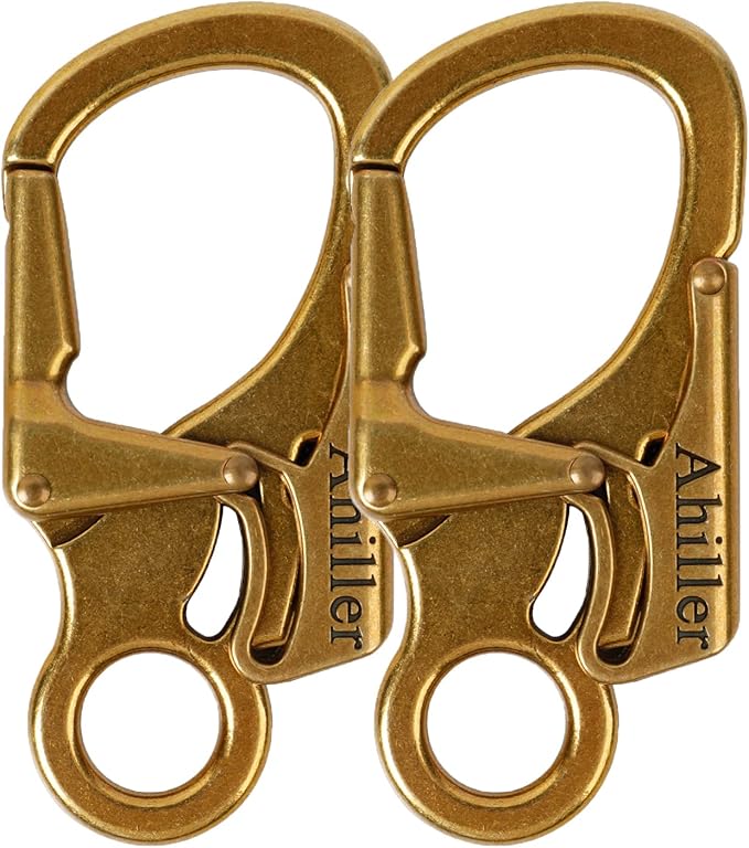 Ahiller Carabiner Clip, Double Anti-Misopening Locking Design, Key Ring Clip by Ahiller