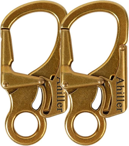 Ahiller Carabiner Clip, Double Anti-Misopening Locking Design, Key Ring Clip by Ahiller