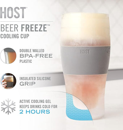 Host Freeze, Frozen Mugs, Freezable Pint Set, Beer Keep Your Drinks Cold - Image 5