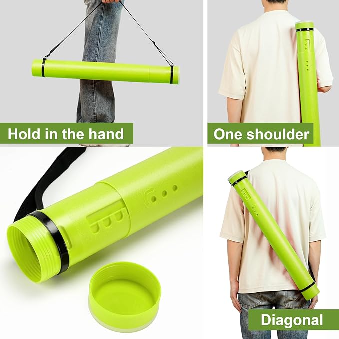 DEWEL Poster Tube, Waterproof Poster Holder Plastic Expandable - Image 6