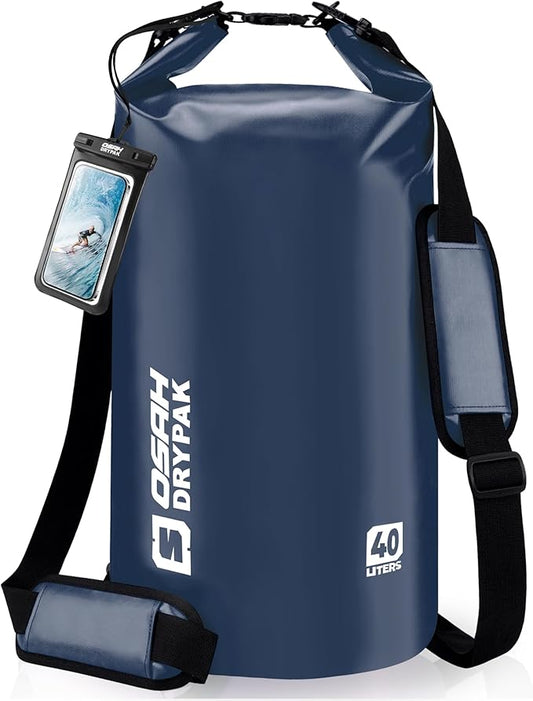 Waterproof Dry Bag, 5L/10L/20L/30L/40L Roll Top Lightweight Storage Backpack by OSAHDRYPAK