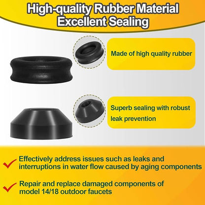 RK-14MH Outside Faucet Repair Kit Metal Handle Compatible - Image 6