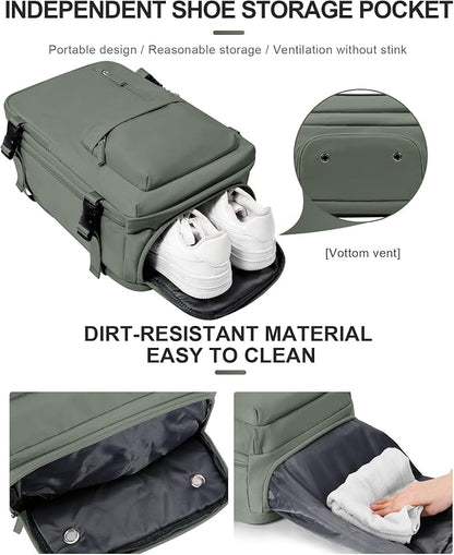 WONHOX Large Travel Backpack Carry on Flight Approved Laptop Work Business - Image 6