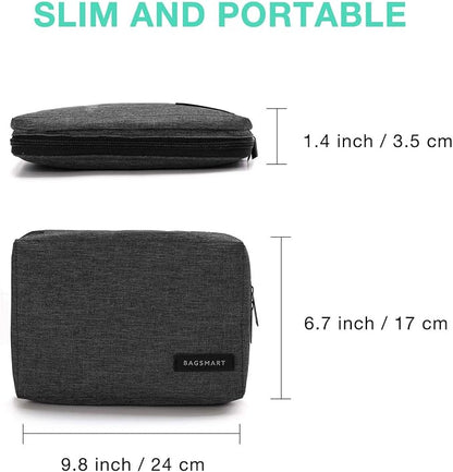 BAGSMART Electronics Organizer Travel Case, Small Cord Bag - Image 6