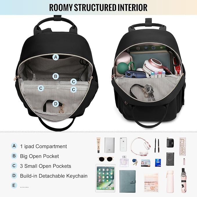 LOVEVOOK Mini Backpack Purse for Women Cute Small Backpack, Light Weight - Image 3