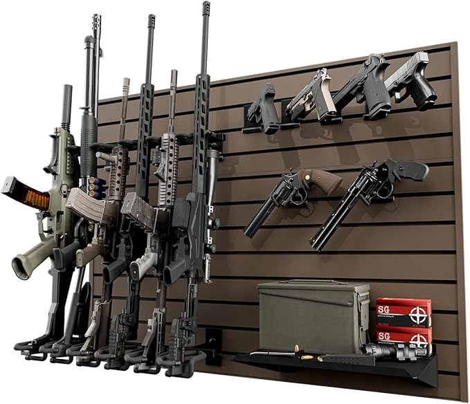 Hold Up Displays Gun Wall Mount Display, Modular Tactical Wall by HoldUpDisplays