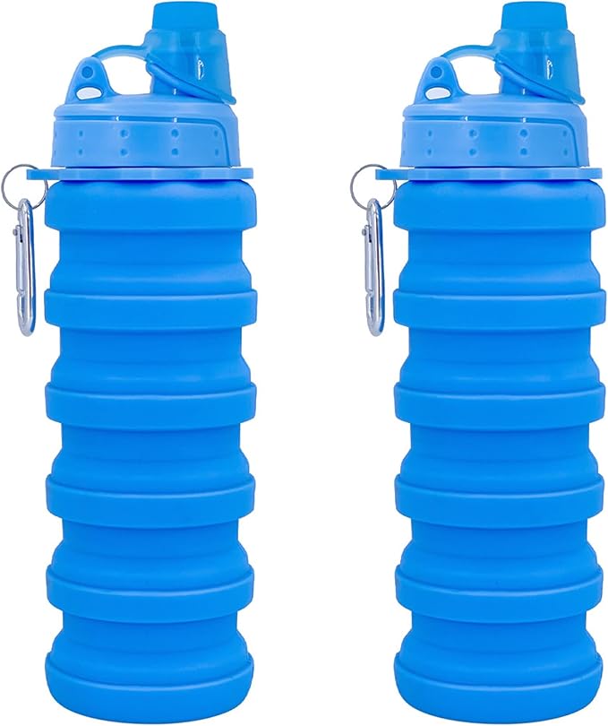 Collapsible Water Bottles Travel water bottle Sports Portable Sport Water by YCTMALL