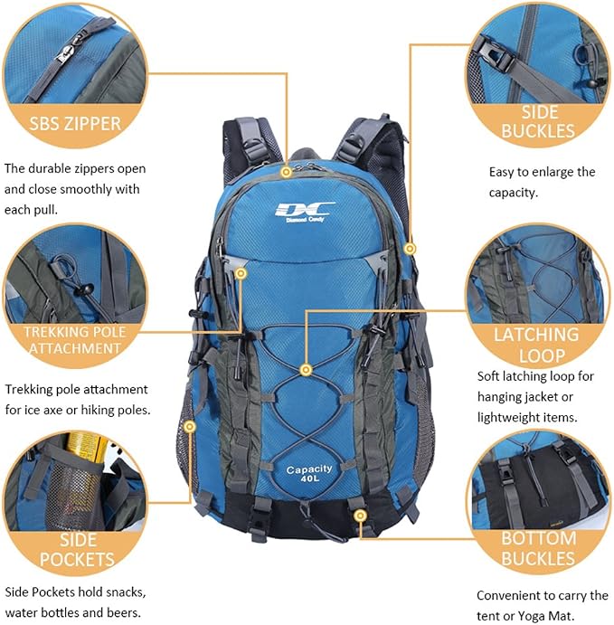 Diamond Candy Waterproof Hiking Backpack - Image 2