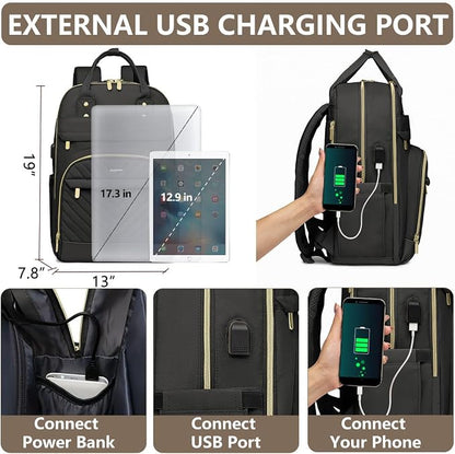 Laptop Backpack for Women Work Bag - Image 4