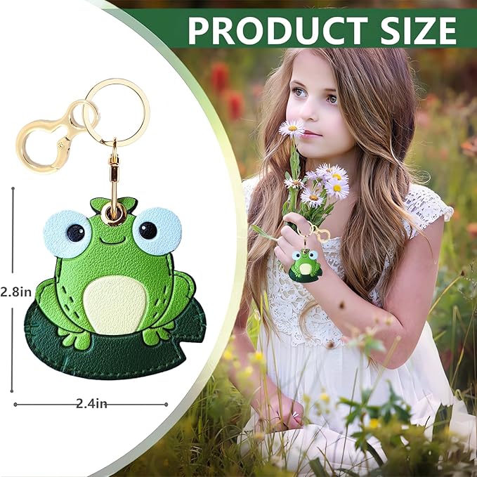 Leather Keychain Holder Case Compatible - Image 3
