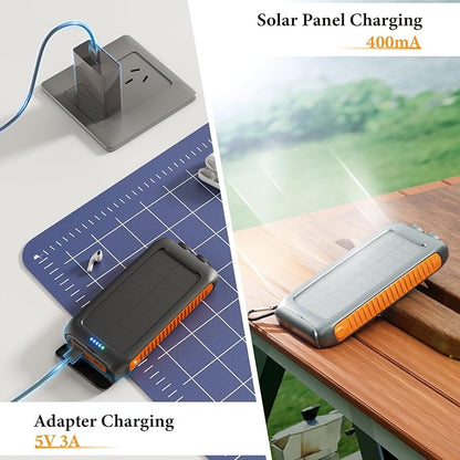 Solar Charger Power Bank 49800mAh Portable Solar Phone Charger - Image 3