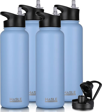 HASLE OUTFITTERS 40oz Stainless Steel Water Bottle, Vacuum Insulated Double by HASLEOUTFITTERS