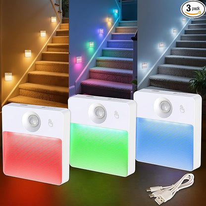 Guankai 3 Pack Motion Sensor Stair Light by Guankai