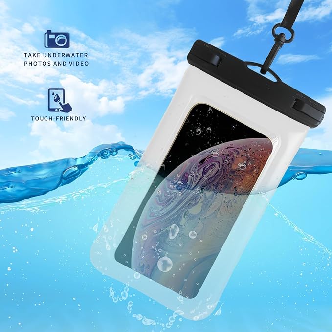Floatable Soap Bubble Waterproof Phone Pouch/Case - Image 5