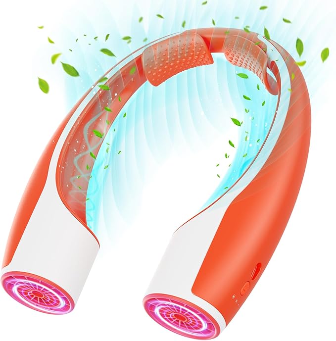 Rohent Personal Neck Fan for Outdoor: Powerful High Speed Personal Fan 360° by Rohent