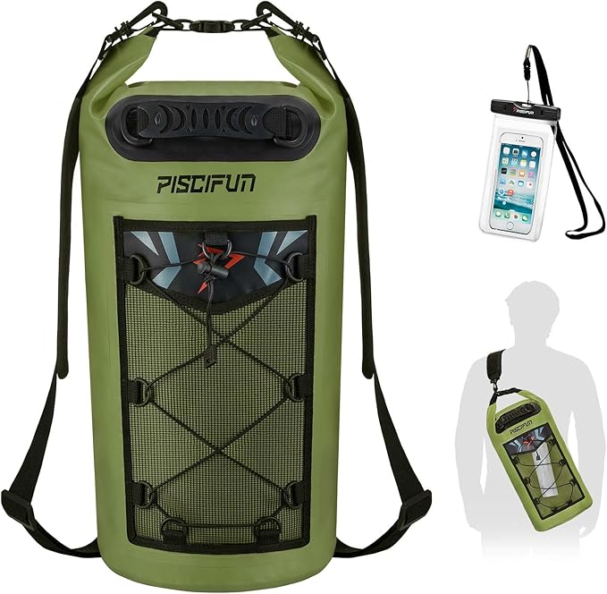 Piscifun Dry Bag, Waterproof Floating Backpack 10L/20L/30L/40L by Piscifun
