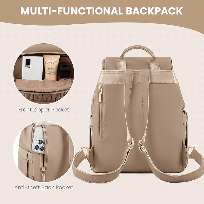 LOVEVOOK Mini Backpack for Women, Small Backpack Purse for Travel Work Cute - Image 5