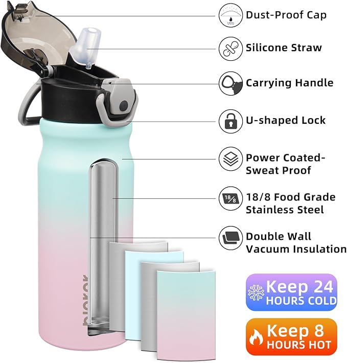 BJPKPK 18oz Insulated Water Bottle - Image 2