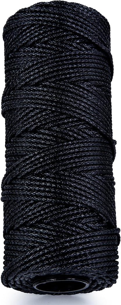 HONGDA Braided Tarred Bank Line Twine, 236 Feet #36, 2.2mm - Image 7