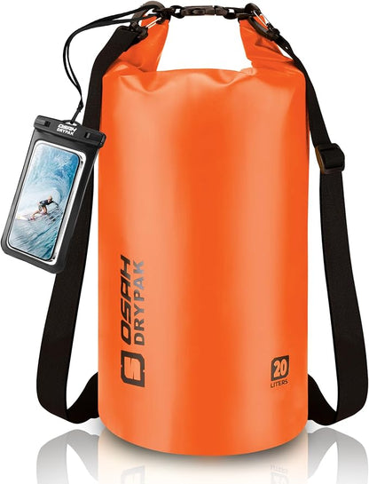 Waterproof Dry Bag, 5L/10L/20L/30L/40L Roll Top Lightweight Storage Backpack by OSAHDRYPAK
