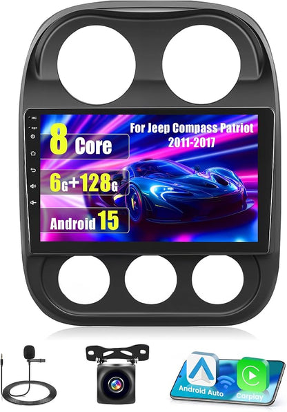 Android 15 Car Radio for Jeep Compass Patriot 2010-2016 by INEFALA