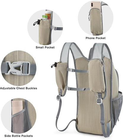G4Free 15L Hiking Daypack Lightweight Travel Backpack Packable Outdoor Casual - Image 3