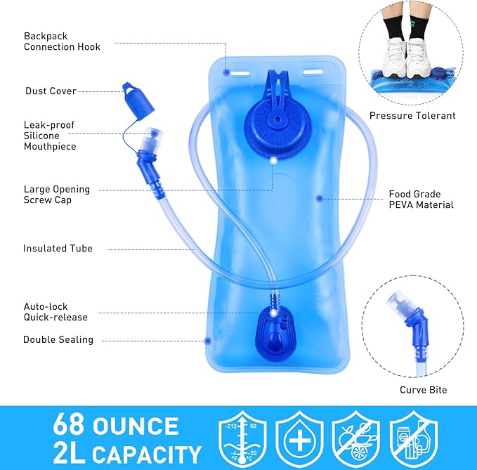 Rave Hydration Pack, Hydration Backpack - Image 6