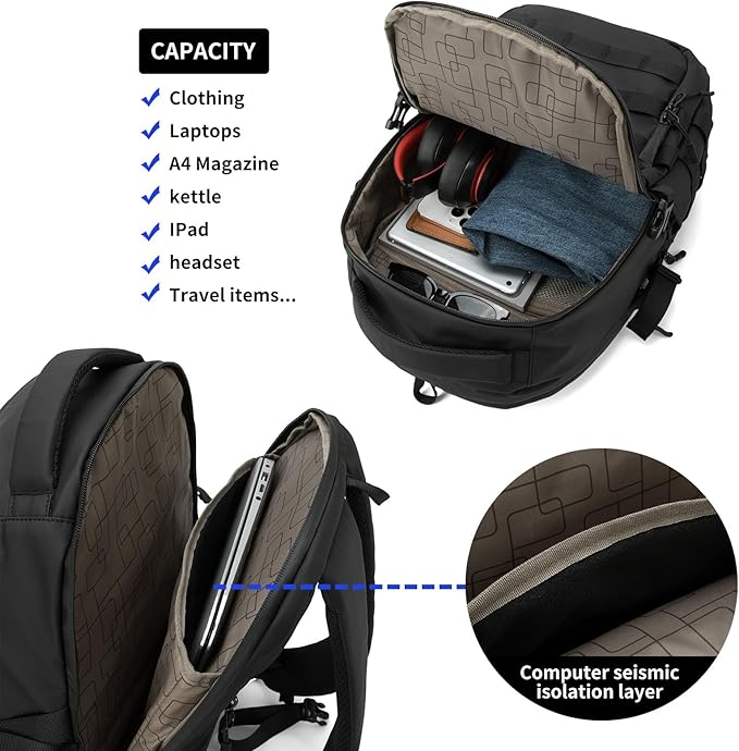 Wotony Military tactical backpack, backpack - Image 4
