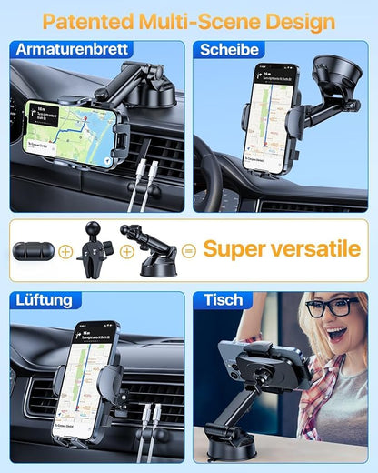YRU Car Phone Holder Mount Dashboard Cell Phone Holder - Image 2