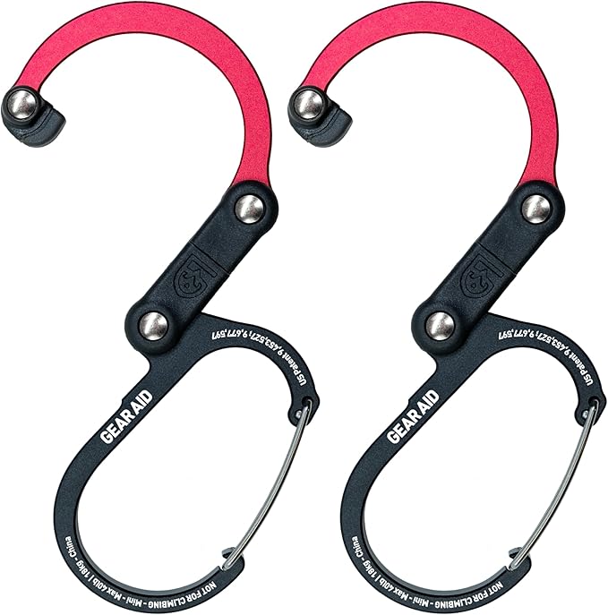 GEAR AID HEROCLIP Carabiner Gear Clip and Hook, by GEARAID