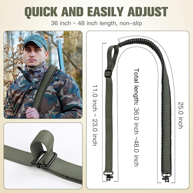 VVAAGG Two-Point Paracord Rifle Sling - Image 6