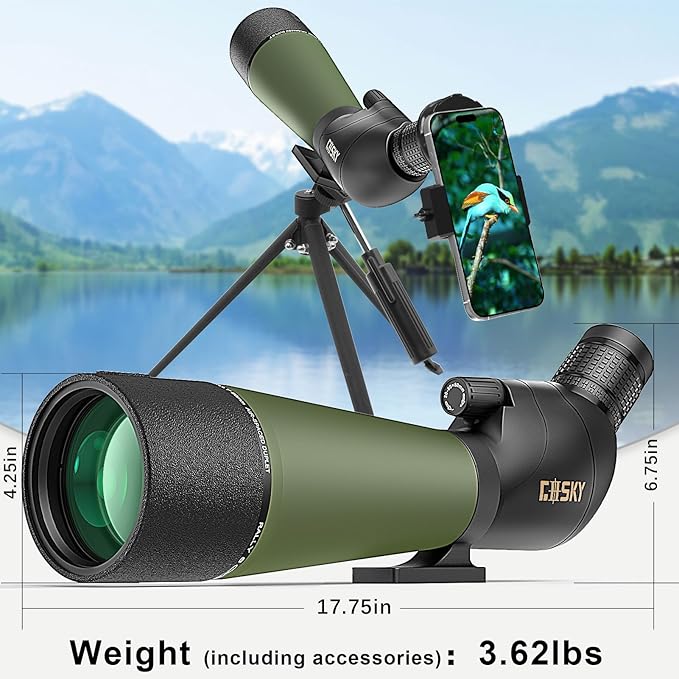 Gosky Flagship DiamondEdge 20-60x80 Spotting Scope - Image 2