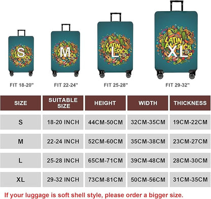 WUJIAONIAO Travel Luggage Cover Baggage Suitcase Cover Protector Skins 18-32 - Image 3