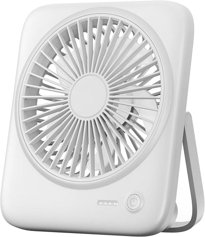Otlonpe Personal Portable Desk Fan, 4000mAh Small Rechargeable Portable Fan by OTLONPE