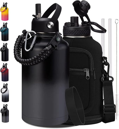 64OZ Insulated Sports Water Bottle by VICKNIY