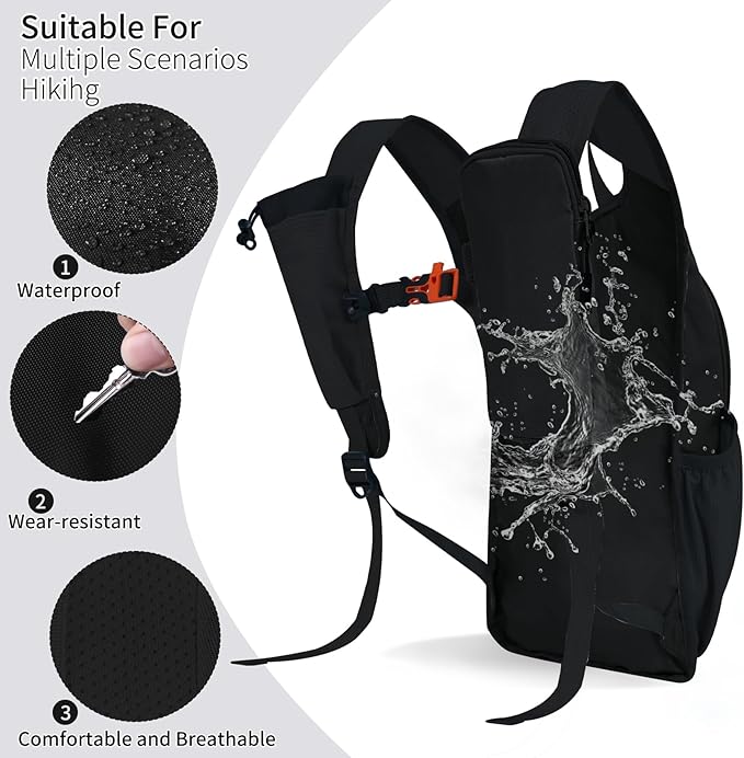 Hiking Backpack 10L/15L Small Daypack Lightweight Packable Travel Foldable - Image 4