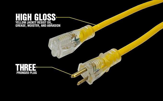 Southwire Yellow Jacket Heavy Duty Extension Cord - Image 5