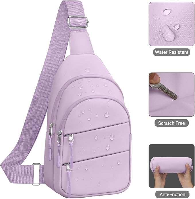 Tuwubi Crossbody Bags for Women, Sling Bag for Men, Small Hiking Backpack Anti - Image 5