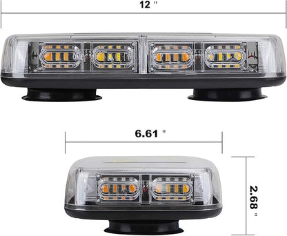 ASPL 48LED Roof Top Strobe Lights, High Visibility Emergency Safety Warning LED - Image 3