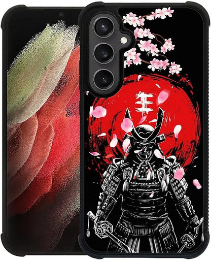 for Samsung Galaxy S23 FE Case, Sakura Japanese Samurai Pattern Graphic Design by FKBRCL4U