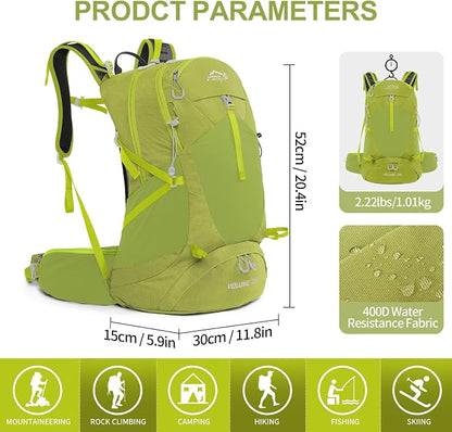 IX INOXTO Hiking Backpack, 26L/40L Waterproof Hiking Daypack - Image 2
