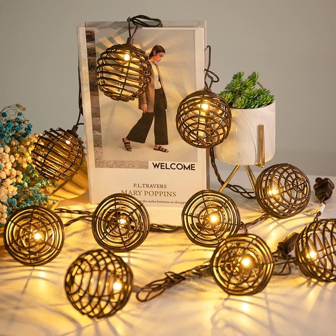 Vigdur Patio String Lights Outdoor, Connectable Indoor String Light - Image 8