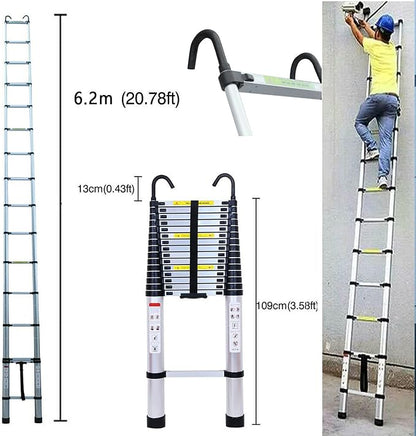 Extension Ladder 20.34 FT Telescoping Ladder - Image 4