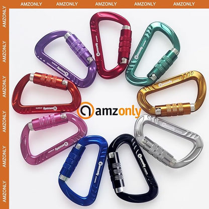 3inch Auto Locking Carabiner Clips Heavy Duty, 12KN /2697lbs Lightweight - Image 7