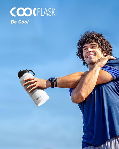 Coolflask Water Bottle 32 oz Insulated - Image 6