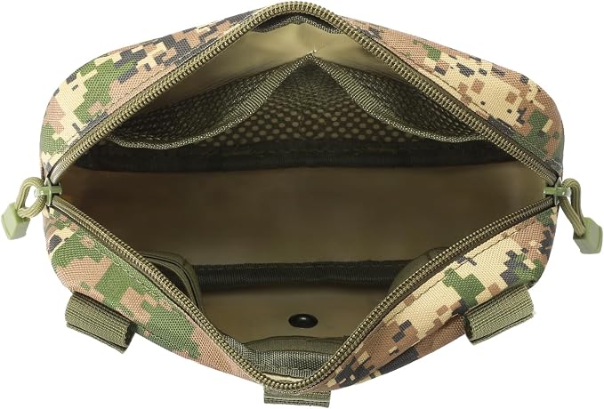 FRTKK Tactical Molle Admin Pouch Utility Laser Cut EDC Tool Pouch Bag - Image 4