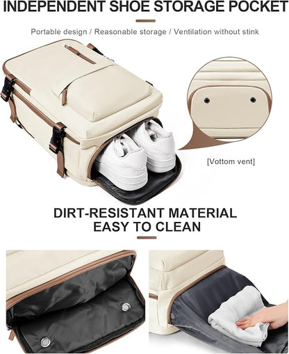 WONHOX Large Travel Backpack Carry on Flight Approved Laptop Work Business - Image 6