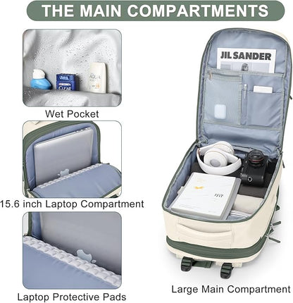 coofay Expandable Travel Backpack - Image 4